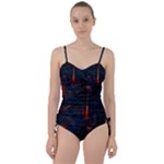 Architecture City Pixel Art Sweetheart Tankini Set