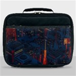 Architecture City Pixel Art Lunch Bag