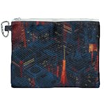 Architecture City Pixel Art Canvas Cosmetic Bag (XXL)