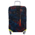 Architecture City Pixel Art Luggage Cover (Medium)