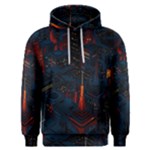 Architecture City Pixel Art Men s Overhead Hoodie