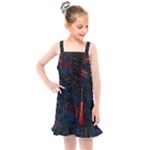 Architecture City Pixel Art Kids  Overall Dress