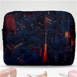 Architecture City Pixel Art Make Up Pouch (Large)