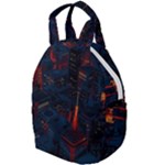 Architecture City Pixel Art Travel Backpack