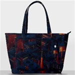 Architecture City Pixel Art Back Pocket Shoulder Bag 