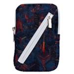 Architecture City Pixel Art Belt Pouch Bag (Large)