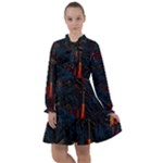 Architecture City Pixel Art All Frills Chiffon Dress