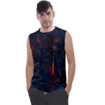 Architecture City Pixel Art Men s Regular Tank Top