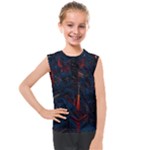 Architecture City Pixel Art Kids  Mesh Tank Top