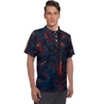 Architecture City Pixel Art Men s Polo T-Shirt