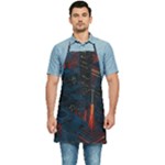 Architecture City Pixel Art Kitchen Apron