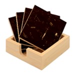 Architecture City Pixel Art Bamboo Coaster Set