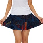 Architecture City Pixel Art Women s Skort