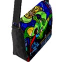 Flap Closure Messenger Bag (L) 