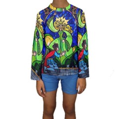 Kids  Long Sleeve Swimwear 