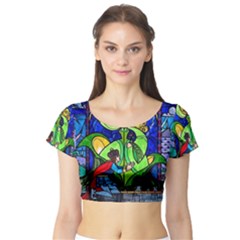 Short Sleeve Crop Top 