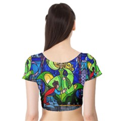 Short Sleeve Crop Top 