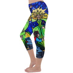 Capri Winter Leggings Back Capri Winter Leggings Back