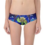 Beauty And The Beast Stained Glass Rose Classic Bikini Bottoms