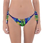 Beauty And The Beast Stained Glass Rose Reversible Bikini Bottoms