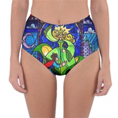 Reversible High-Waist Bikini Bottoms 