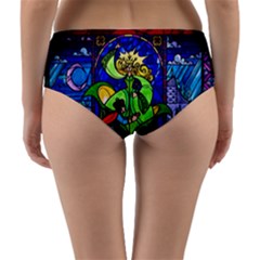 Reversible Mid-Waist Bikini Bottoms 