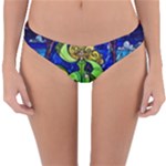 Beauty And The Beast Stained Glass Rose Reversible Hipster Bikini Bottoms