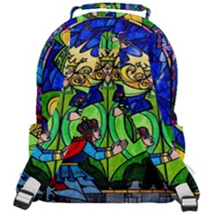 Rounded Multi Pocket Backpack 