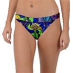 Beauty And The Beast Stained Glass Rose Band Bikini Bottoms