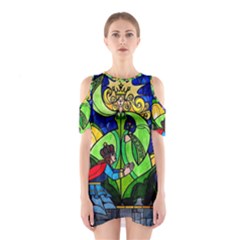 Shoulder Cutout One Piece Dress 