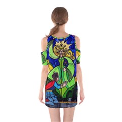 Shoulder Cutout One Piece Dress 