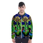 Beauty And The Beast Stained Glass Rose Men s Windbreaker