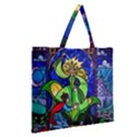 Zipper Large Tote Bag 