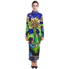 Turtleneck Maxi Dress 