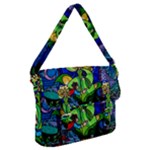 Beauty And The Beast Stained Glass Rose Buckle Messenger Bag
