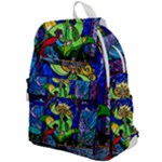 Beauty And The Beast Stained Glass Rose Top Flap Backpack
