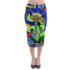 Midi Pencil Skirt 