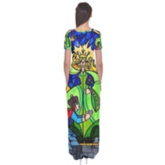 Short Sleeve Maxi Dress 