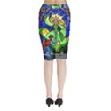 Midi Wrap Pencil Skirt 