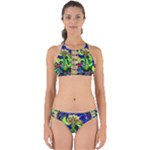 Beauty And The Beast Stained Glass Rose Perfectly Cut Out Bikini Set