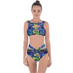 Beauty And The Beast Stained Glass Rose Bandaged Up Bikini Set 