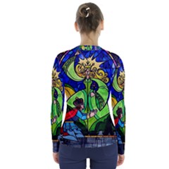 V-Neck Long Sleeve Top 