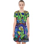 Beauty And The Beast Stained Glass Rose Adorable in Chiffon Dress