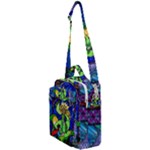 Beauty And The Beast Stained Glass Rose Crossbody Day Bag
