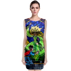 Sleeveless Velvet Midi Dress 