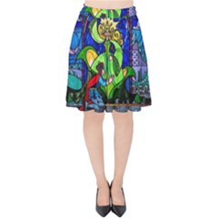Velvet High Waist Skirt 