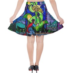 Velvet High Waist Skirt 
