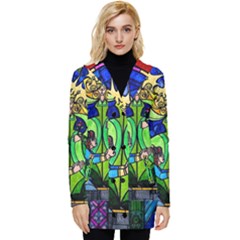 Button Up Hooded Coat  
