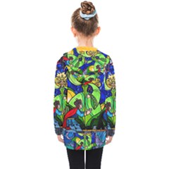 Kids  Double Breasted Button Coat 