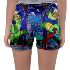 Women s Satin Sleepwear Shorts 